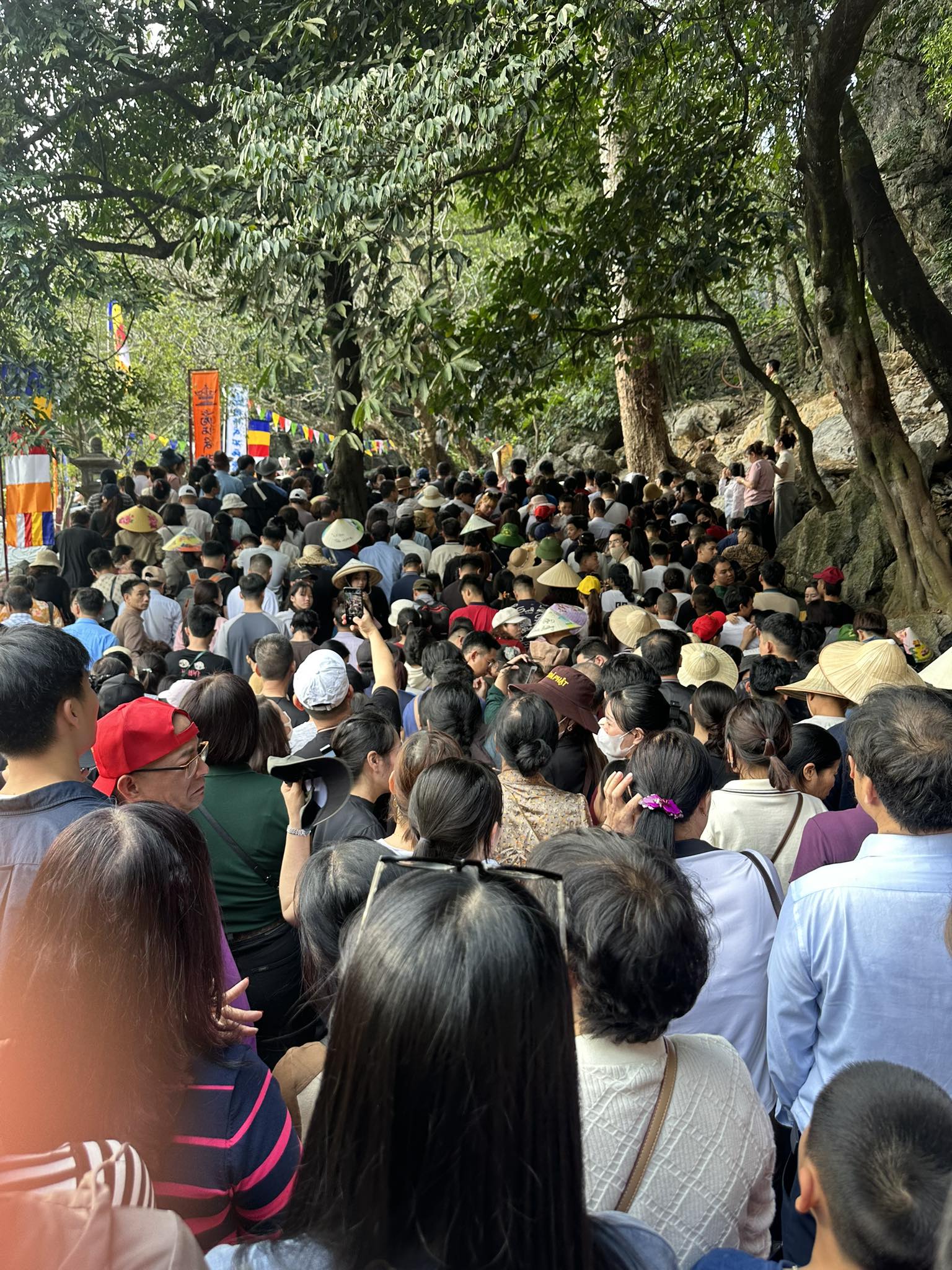 Cảnh tượng ngày Tết tại lễ hội 