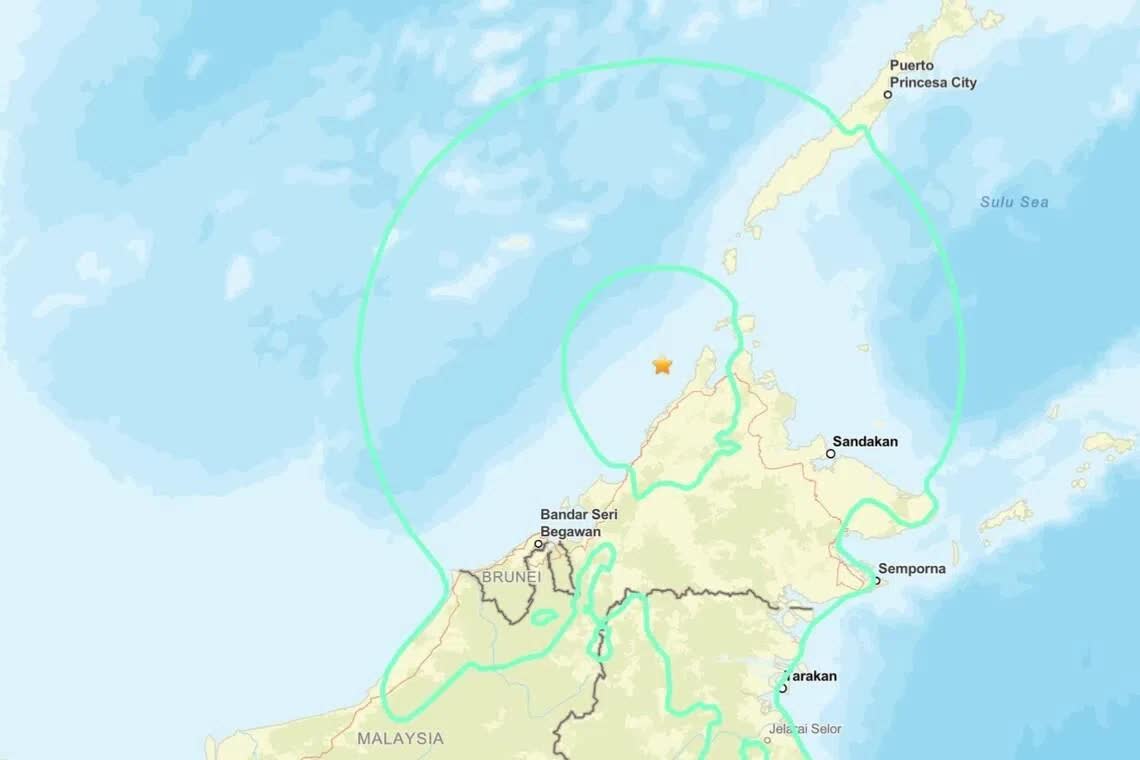 Động đất Malaysia 7 , 1 độ richter gây rung chấn mạnh đêm 23 / 2 tại Sabah - Ảnh 1.