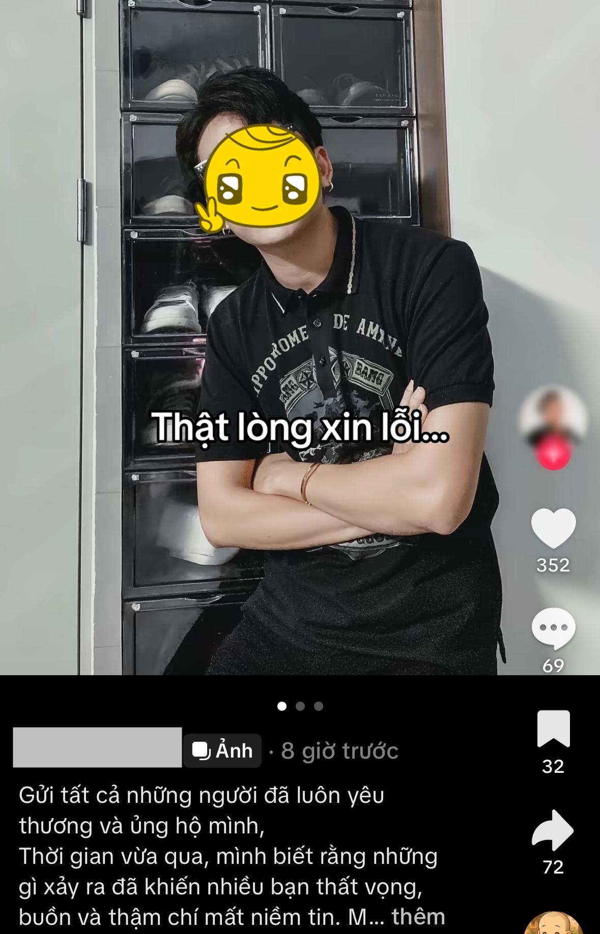 Nam TikToker lộ clip đánh vợ đang gây xôn xao MXH lên tiếng xin lỗi: Thực hư thế nào? - Ảnh 3.