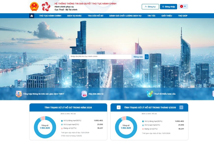 Cổng thông tin điện tử thuế Tuyên Quang hỗ trợ kê khai và nộp thuế hiệu quả 2026 - Ảnh 3. Cổng thông tin điện tử thuế Tuyên Quang hỗ trợ kê khai và nộp thuế hiệu quả 2026 - Ảnh 3.