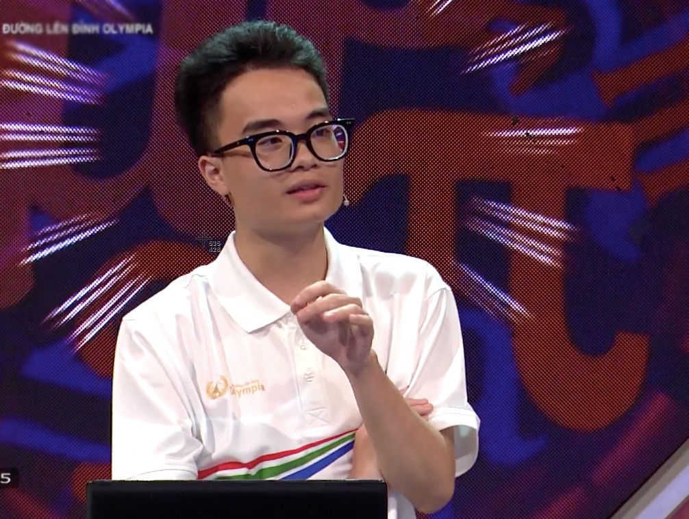 Nam sinh Hà Nội Đoàn Trí Anh xuất sắc giành vòng nguyệt quế Đường lên đỉnh Olympia 2026