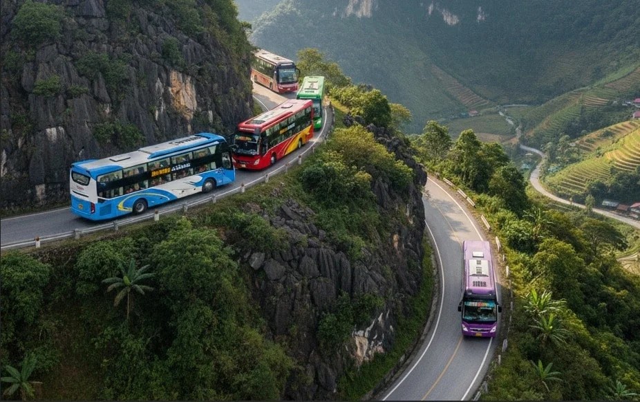 Khảo sát an toàn giao thông xe khách giường nằm hai tầng trên đèo dốc Tây Bắc 2026 - Ảnh 1.