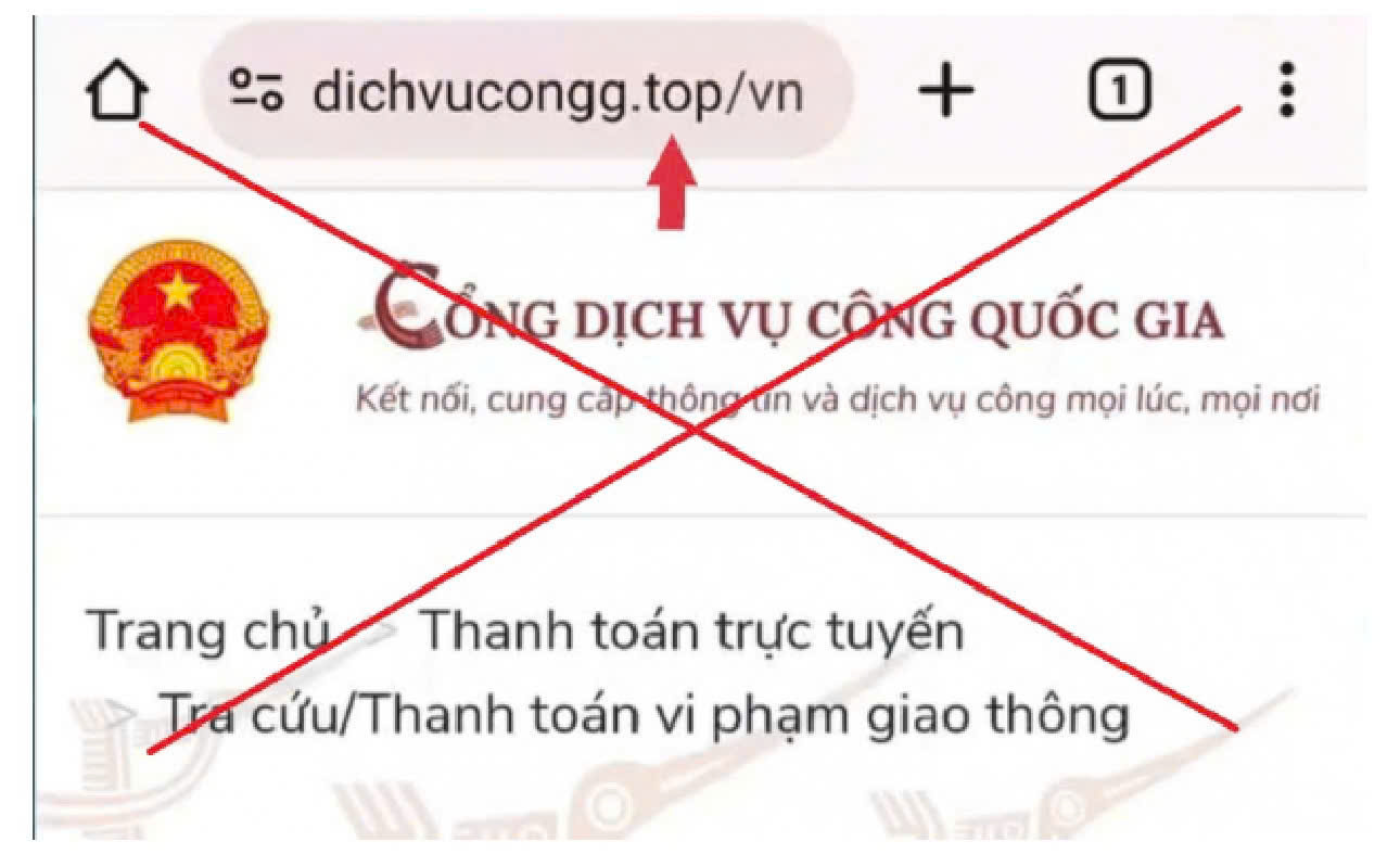 Cảnh báo lừa đảo tin nhắn mạo danh cảnh sát giao thông năm 2026 - Ảnh 2. Cảnh báo lừa đảo tin nhắn mạo danh cảnh sát giao thông năm 2026 - Ảnh 2.