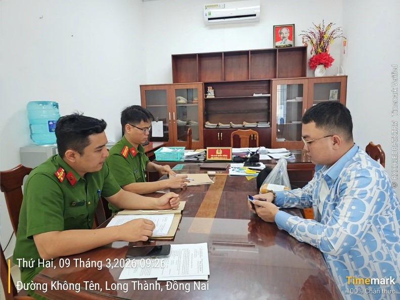 Hà Minh Hiệp SN 1996 đầu thú tại Công an xã Long Thành , phục vụ điều tra pháp luật - Ảnh 1. Hà Minh Hiệp SN 1996 đầu thú tại Công an xã Long Thành , phục vụ điều tra pháp luật - Ảnh 1.