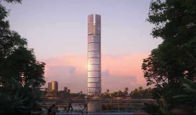 Việt Nam sắp có siêu tháp tài chính 108 tầng, vượt Landmark 81 gần 200 m, trên đỉnh có quả cầu mô phỏng chu kỳ mặt trăng thay đổi theo từng giờ- Ảnh 3.