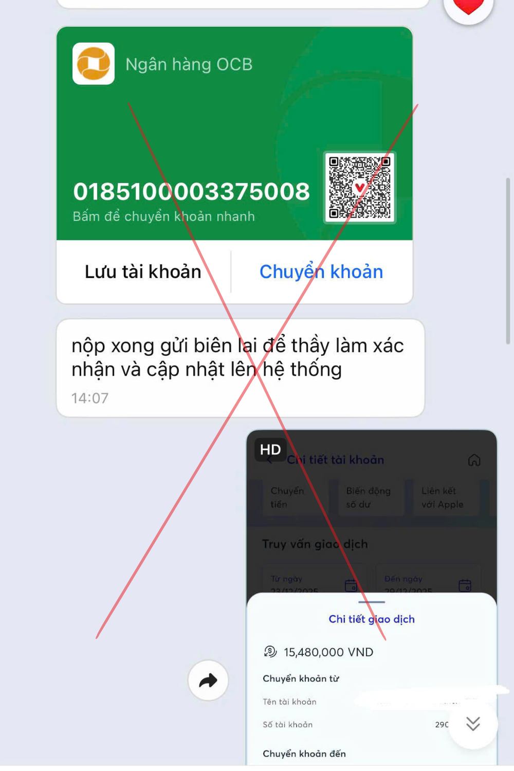 Lật tẩy chiêu lừa đảo "gia hạn học phí" của cán bộ trường tên "PHAN VAN NGUYEN" - Ảnh 4.