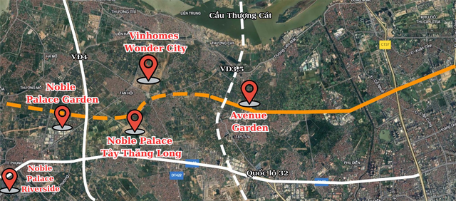 Đại lộ 10 làn xe vào giai đoạn nước rút: Chỉ còn 6 ngày hoàn tất giải phóng mặt bằng, loạt dự án của Vingroup và Sunshine hưởng lợi - Ảnh 3.