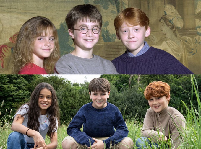 Dàn cast mới của Harry Potter 2026: So sánh visual với phiên bản kinh điển - Ảnh 2. Dàn cast mới của Harry Potter 2026: So sánh visual với phiên bản kinh điển - Ảnh 2.