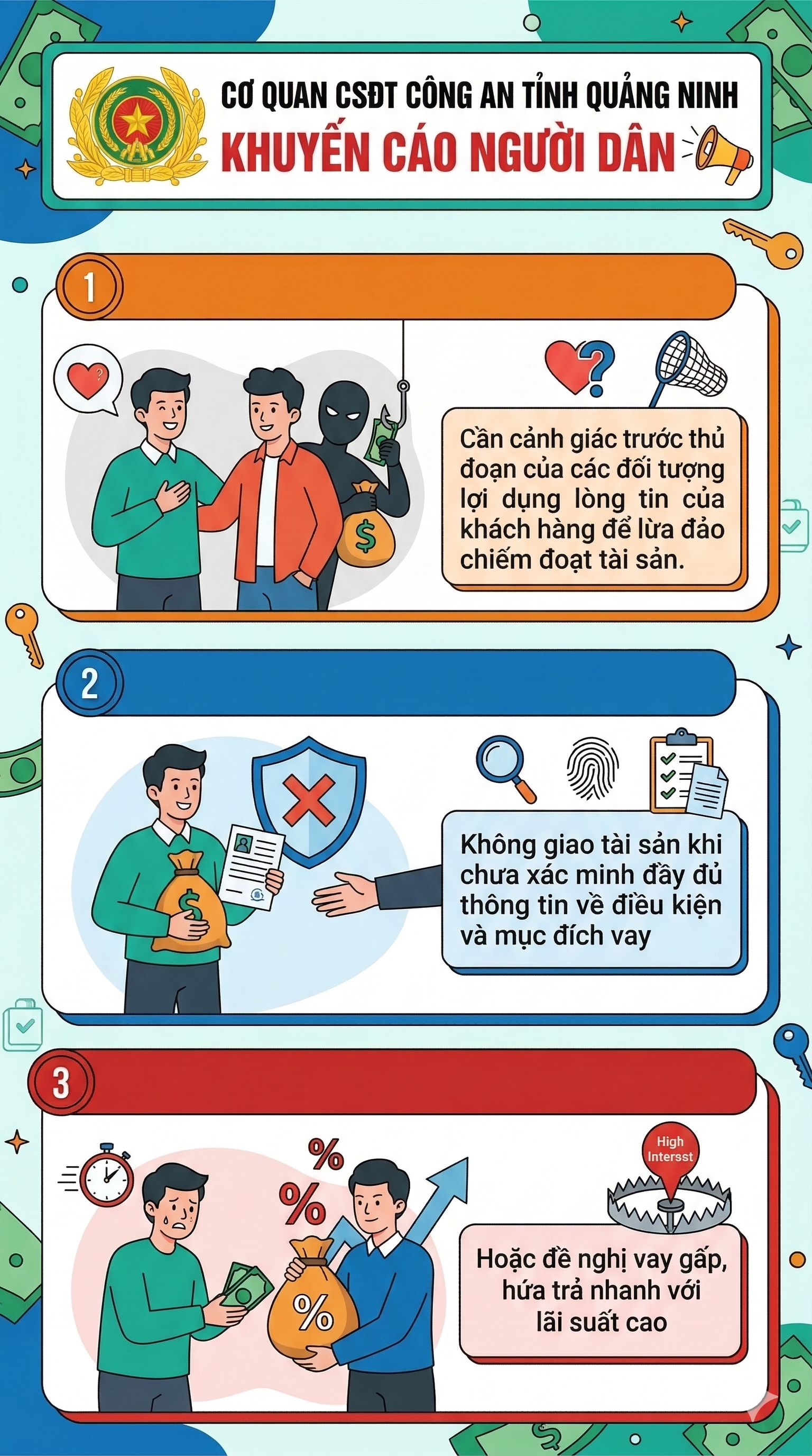 Công an cảnh báo nóng tới tất cả người dân khi cho vay tiền - Ảnh 2.