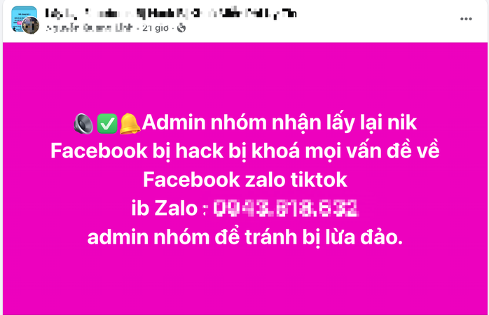 Chủ shop online "toát mồ hôi" vì tài khoản Facebook đột ngột bị khóa - Ảnh 3.