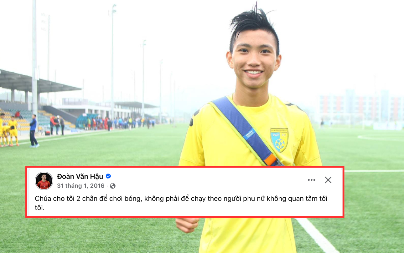 Đoàn Văn Hậu và hành trình tình yêu: Từ bóng đá đến hạnh phúc gia đình - Ảnh 1. Đoàn Văn Hậu và hành trình tình yêu: Từ bóng đá đến hạnh phúc gia đình - Ảnh 1.