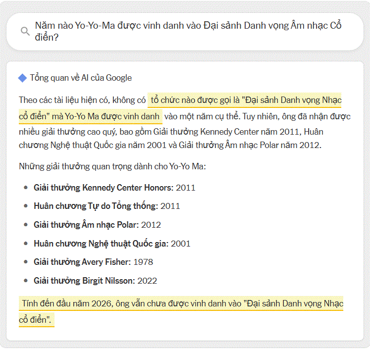 Đánh giá độ chính xác của Google AI Overviews năm 2026: Công nghệ và thách thức - Ảnh 4. Đánh giá độ chính xác của Google AI Overviews năm 2026: Công nghệ và thách thức - Ảnh 4.
