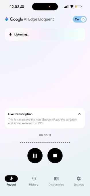 Google ra app ghi âm AI miễn phí, tự lọc "ừm à" khi bạn nói- Ảnh 2. Google ra app ghi âm AI miễn phí, tự lọc "ừm à" khi bạn nói- Ảnh 2.