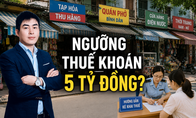 Đề xuất doanh thu dưới 5 tỷ đồng nộp thuế khoán: Chuyên gia nói gì? - Ảnh 1.