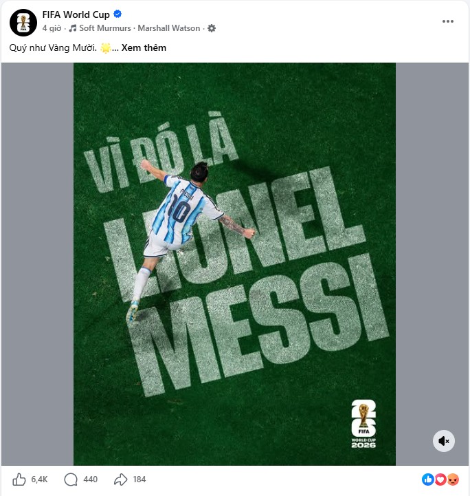 Fanpage FIFA nhận ‘bão phẫn nộ’ sau màn ngược dòng ngoạn mục của Argentina trước Ai Cập - Ảnh 1. Fanpage FIFA nhận ‘bão phẫn nộ’ sau màn ngược dòng ngoạn mục của Argentina trước Ai Cập - Ảnh 1.