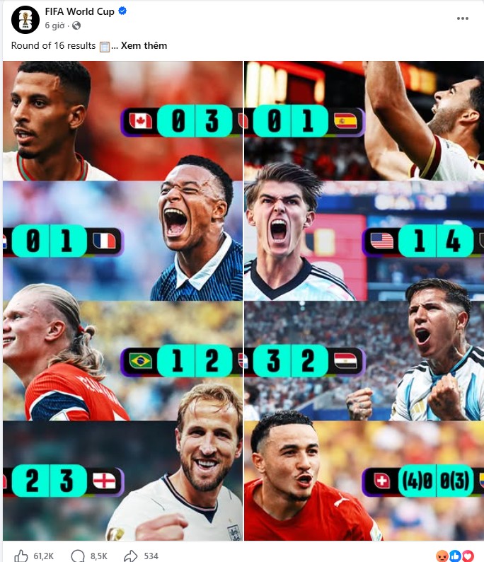 Fanpage FIFA nhận ‘bão phẫn nộ’ sau màn ngược dòng ngoạn mục của Argentina trước Ai Cập - Ảnh 7. Fanpage FIFA nhận ‘bão phẫn nộ’ sau màn ngược dòng ngoạn mục của Argentina trước Ai Cập - Ảnh 7.
