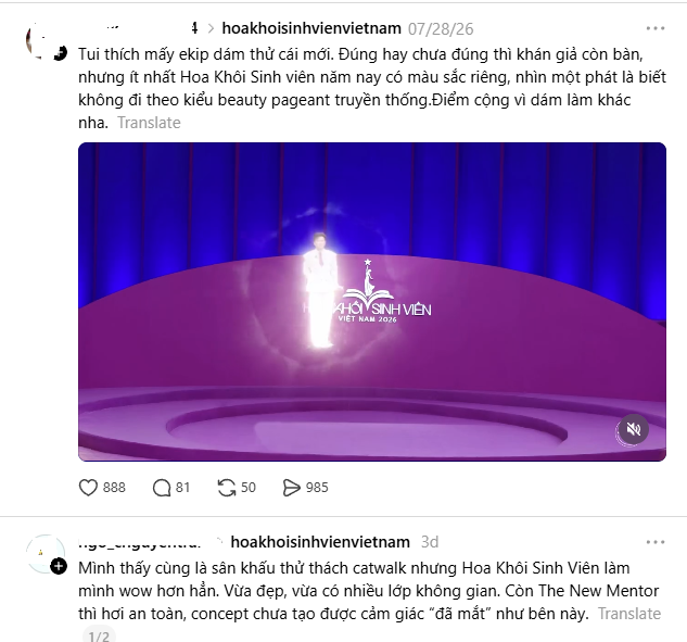 Thi hoa khôi mà như