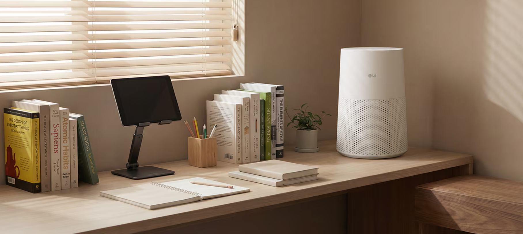 LG ra mắt máy lọc không khí nhỏ gọn AeroMini: Thiết kế đẹp nhưng hiệu quả có đảm bảo? - Ảnh 2.