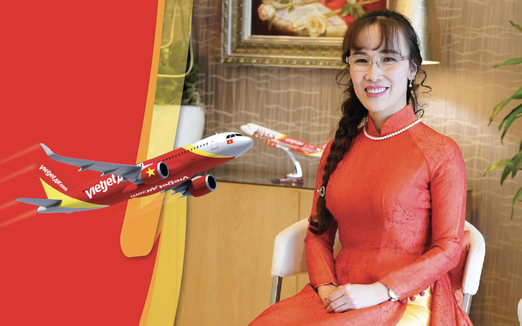 Tỷ phú Nguyễn Thị Phương Thảo đưa Wifi của Elon Musk lên 120 máy bay Vietjet, phát miễn phí cho hành khách