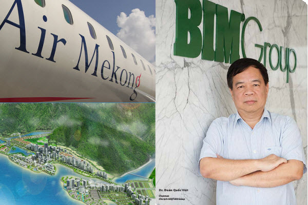 
Đoàn Quốc Việt - Ông chủ BIM Group và Air Mekong.
