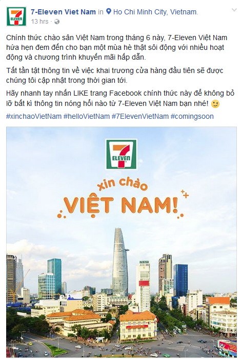 Vinmart+, CircleK, Shop&Go... sẽ phải lo lắng trước thông tin này: 7-Eleven tuyên bố chào sân Việt Nam ngay trong tháng 6 - Ảnh 1.