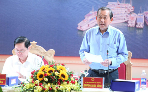 
Phó Thủ tướng Thường trực Chính phủ Trương Hòa Bình làm việc với tỉnh Quảng Ninh
