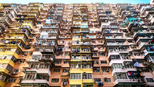 
Những khu nhà ổ chuột của nền kinh tế Hong Kong
