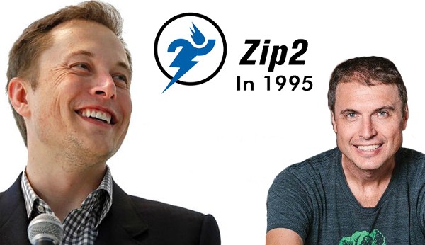 Năm 1995, Elon Musk và em trai Kimbal Musk (phải) cùng sáng lập công ty đầu tiên: Zip2 (Ảnh: Trending Online Now)