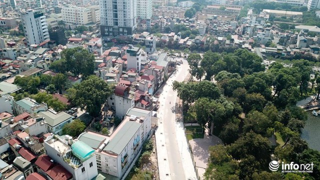  Đường dài hơn 0,5km giữa Thủ đô, làm gần 20 năm vẫn chưa xong  - Ảnh 1.