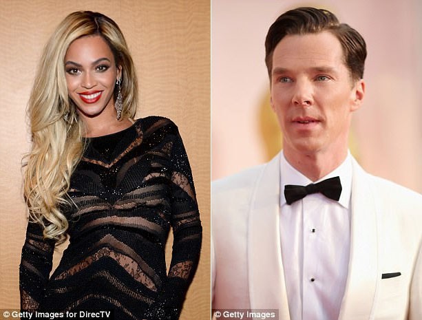 Beyonce (bên trái) và Benedict Cumberbatch đều tuyên bố rằng họ đã thành công trong việc giảm cân nhờ sử dụng kế hoạch ăn chay liên tục 5: 2.