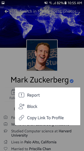 Facebook đã cho phép người dùng chặn... Mark Zuckerberg - Ảnh 1.