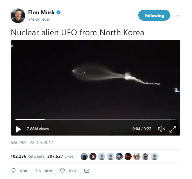 Tên lửa Falcon 9 của Elon Musk bay ngang qua bầu trời, dân tình hoảng loạn tưởng là UFO - Ảnh 2.