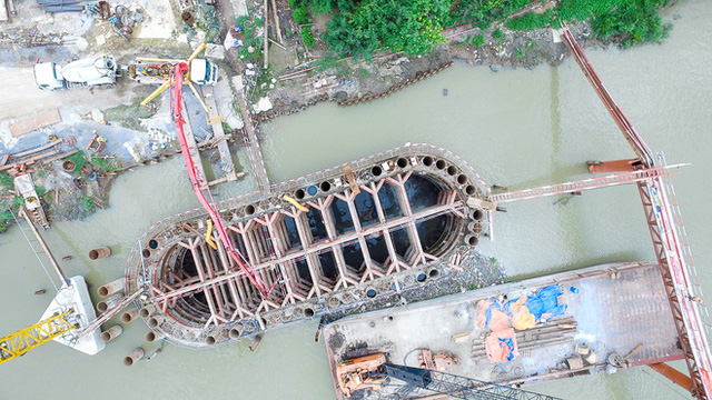 Nhìn từ trên cao công trình chống ngập 10.000 tỷ đang dần thành hình ở Sài Gòn - Ảnh 10.