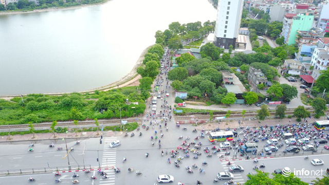  Những nút thắt cổ chai của giao thông Hà Nội nhìn từ trên cao  - Ảnh 11.