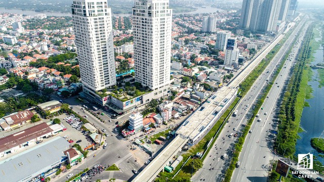  Toàn cảnh khu nhà giàu Thảo Điền nhìn từ trên cao: Đô thị hóa ồ ạt, nguy cơ ngập không phải là chuyện lạ  - Ảnh 11.