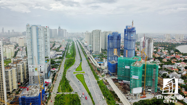  Tuyến Metro số 1 Bến Thành - Suối Tiên nhìn từ trên cao  - Ảnh 14.