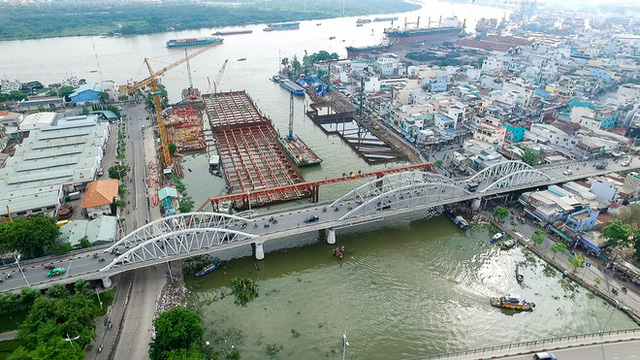 Nhìn từ trên cao công trình chống ngập 10.000 tỷ đang dần thành hình ở Sài Gòn - Ảnh 15.