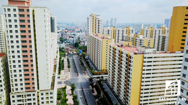  Khu tái định cư sang chảnh nhất Sài Gòn nhìn từ trên cao nhưng vắng bóng người  - Ảnh 18.