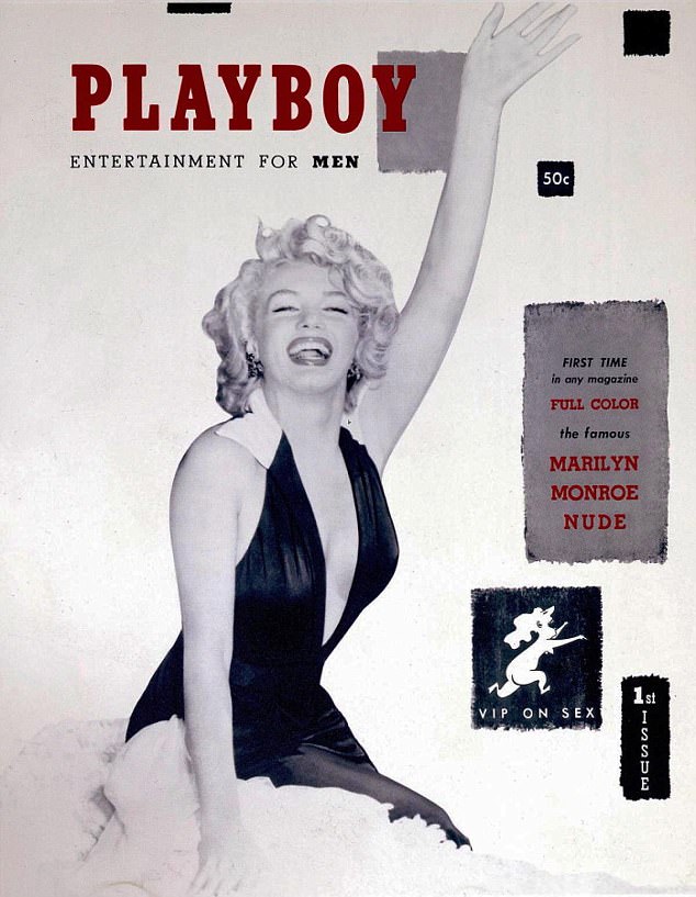 Bìa tạp chí Playboy số đầu tiên xuất bản năm 1953.