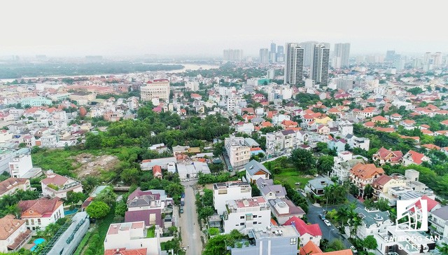  Toàn cảnh khu nhà giàu Thảo Điền nhìn từ trên cao: Đô thị hóa ồ ạt, nguy cơ ngập không phải là chuyện lạ  - Ảnh 3.