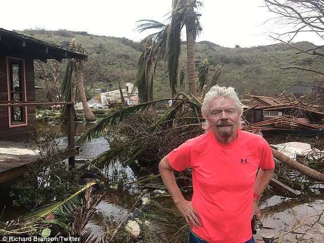 Nhà của tỷ phú Richard Branson tan tành vì siêu bão Irma - Ảnh 4.