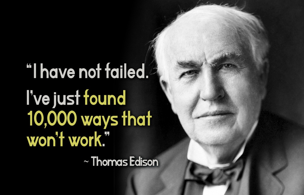 Chưa thành công, là bởi vì thất bại chưa đủ?  