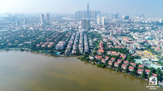  Toàn cảnh khu nhà giàu Thảo Điền nhìn từ trên cao: Đô thị hóa ồ ạt, nguy cơ ngập không phải là chuyện lạ  - Ảnh 7.