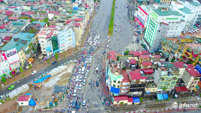  Những nút thắt cổ chai của giao thông Hà Nội nhìn từ trên cao  - Ảnh 9.