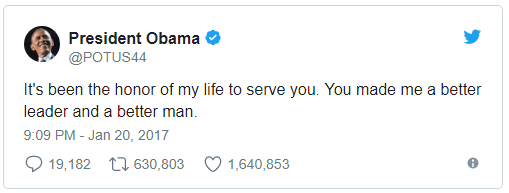Vượt qua tất cả người nổi tiếng, ông Barack Obama sở hữu dòng Tweet được like nhiều nhất năm 2017 - Ảnh 9.
