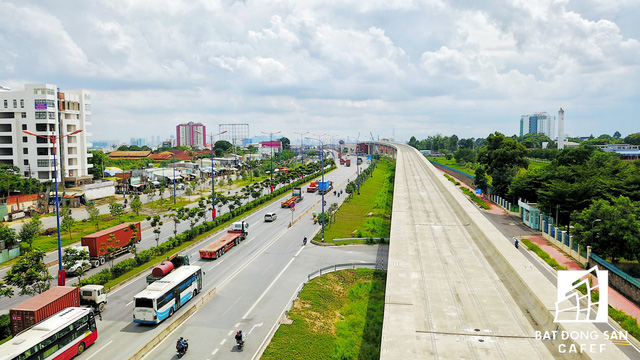  Tuyến Metro số 1 Bến Thành - Suối Tiên nhìn từ trên cao  - Ảnh 10.
