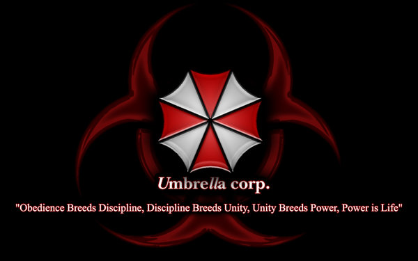 
và logo của Umbrella Corp. trong Resident Evil
