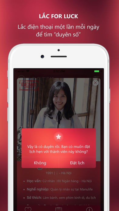 
Screenshots của Apps Rudicaf Dating.

