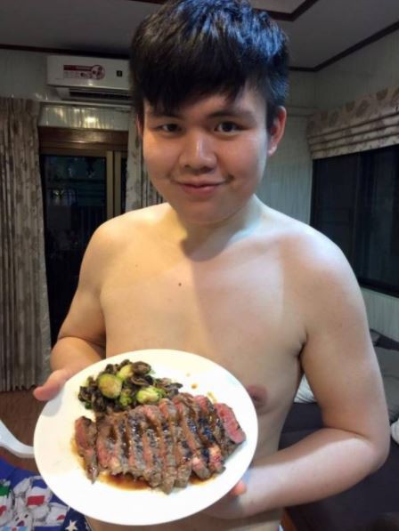 Bị mọi cô gái từ chối, chàng béo tạ rưỡi ở Thái Lan quyết tâm giảm cân và cái kết mỹ mãn - Ảnh 3.