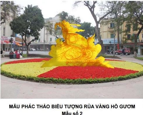Chi tiết đề án đúc tượng Rùa vàng Hồ Gươm có gì? - Ảnh 2. Chi tiết đề án đúc tượng Rùa vàng Hồ Gươm có gì? - Ảnh 2.
